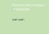 Chansons sans interprète
